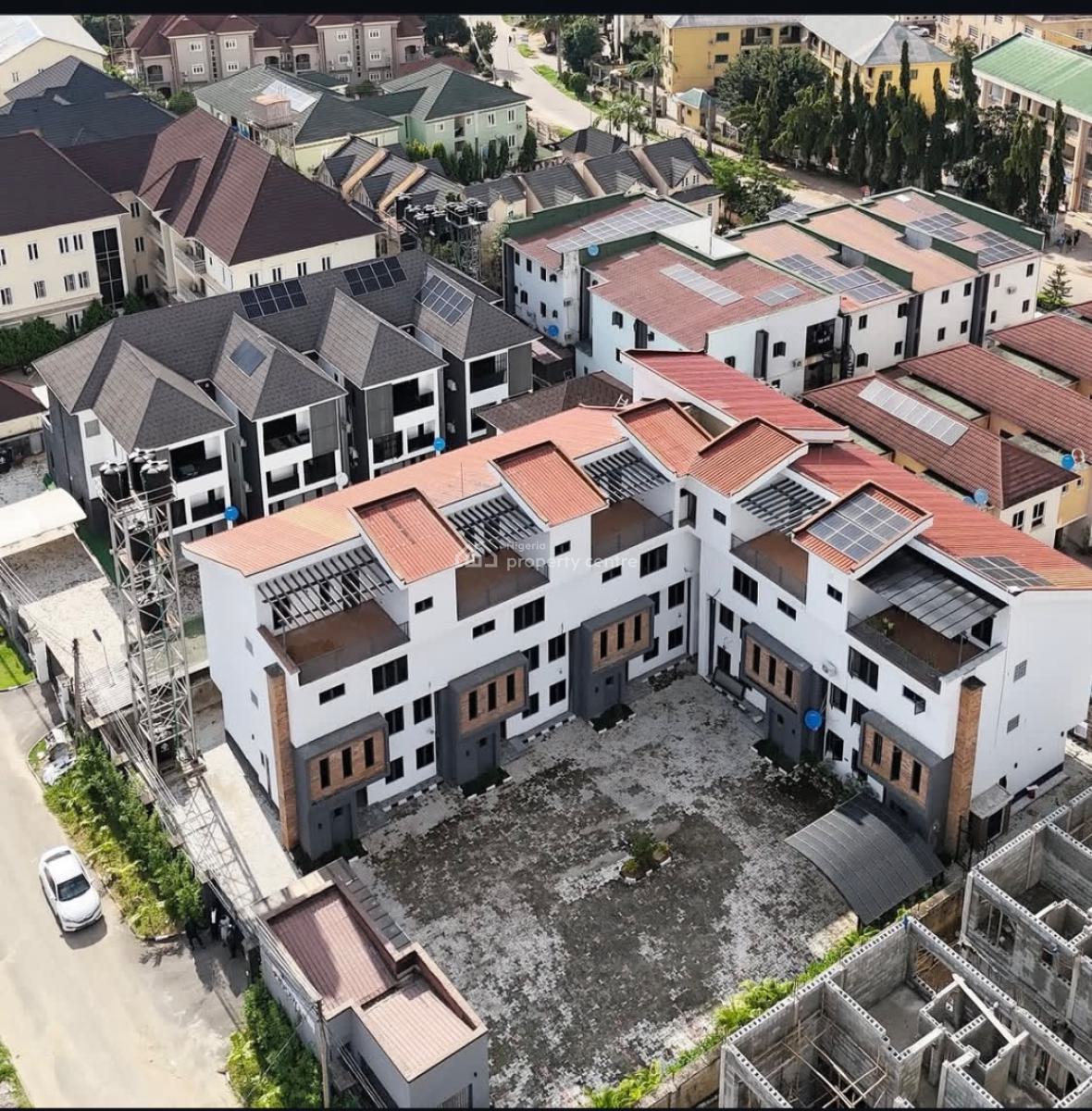 Newly Built 4 Bedroom Terrace Duplex with Bq, Jabi, Abuja, Terraced Duplex for Sale