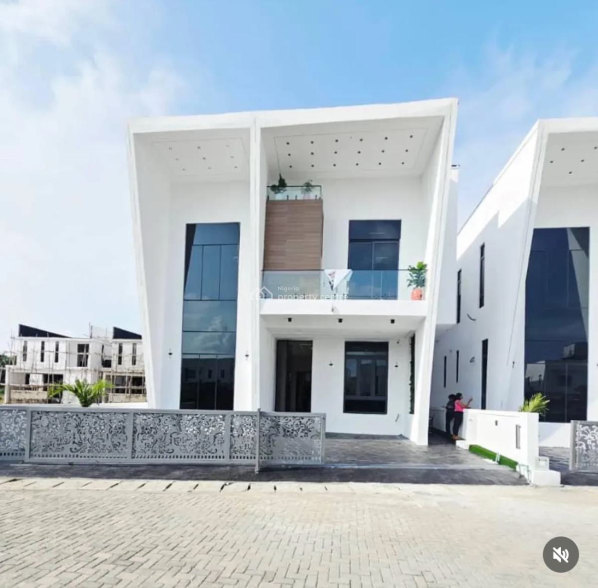 Exquisite 5 Bedroom Detached Home + Bq, Chevron Toll Gate, Lafiaji, Lekki, Lagos, Detached Duplex for Sale