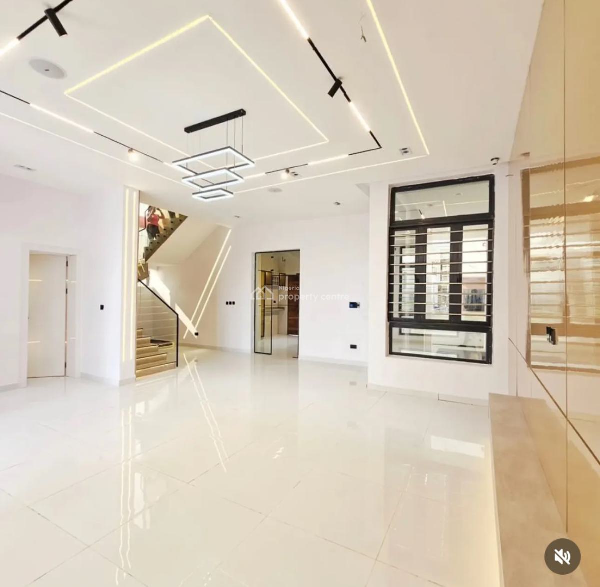 Exquisite 5 Bedroom Detached Home + Bq, Chevron Toll Gate, Lafiaji, Lekki, Lagos, Detached Duplex for Sale