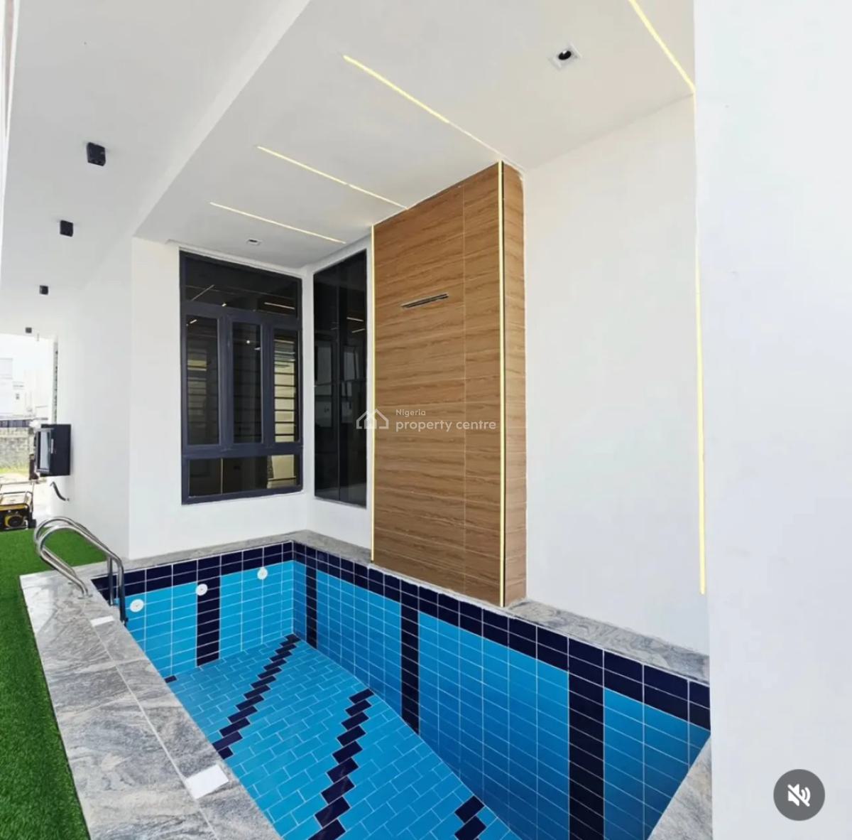 Exquisite 5 Bedroom Detached Home + Bq, Chevron Toll Gate, Lafiaji, Lekki, Lagos, Detached Duplex for Sale