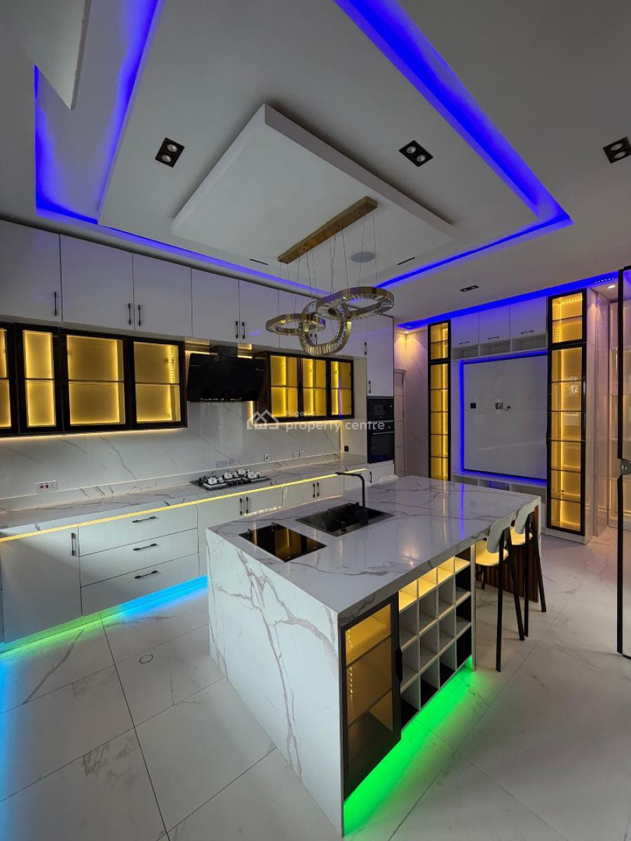 a Talk of Town 6 Bedroom Fully Detached with Swimming Pool, Cinema, Bq, Within The Prestigious Vintage Park Estate, Ikate, Lekki, Lagos, Detached Duplex for Sale