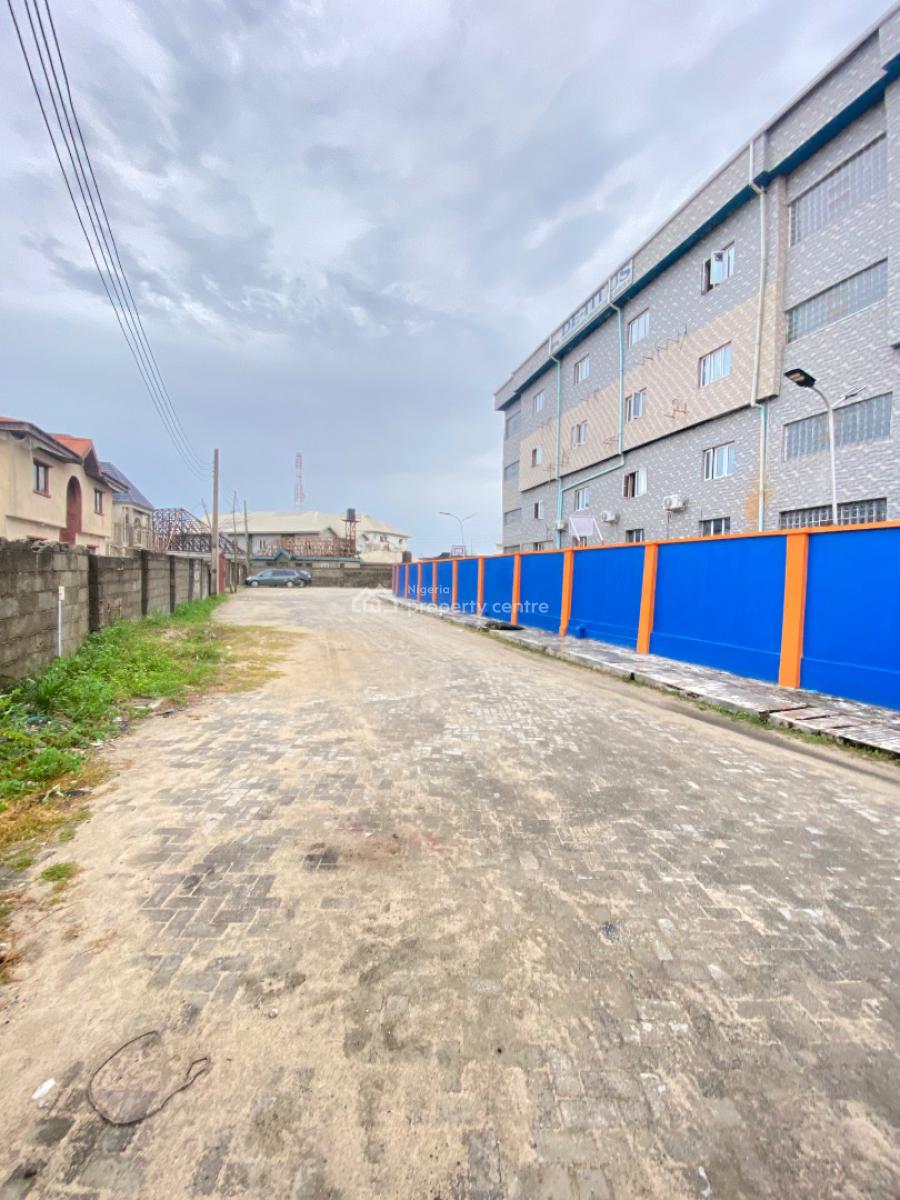 Developers Delight! 662sqm Fenced and Gated Land on a Tarred Road, Greenland Estate, Ogombo, Ajah, Lagos, Residential Land for Sale