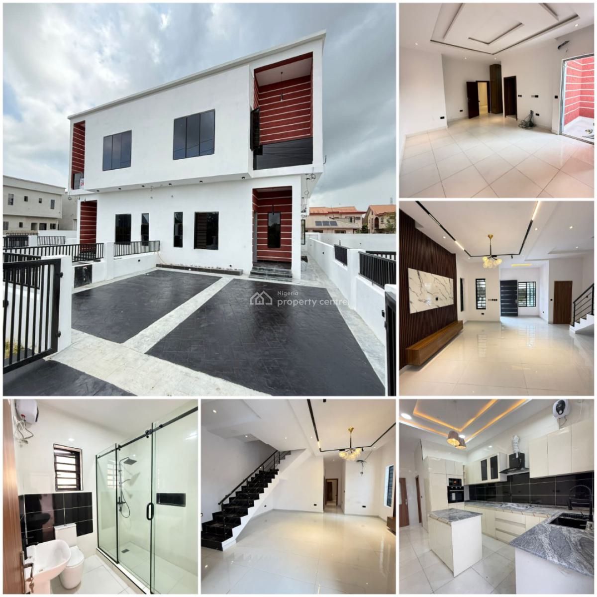 Tastefully Built Brand New 4 Bedroom Semi-detached Duplex, Sangotedo, Ajah, Lagos, Semi-detached Duplex for Sale