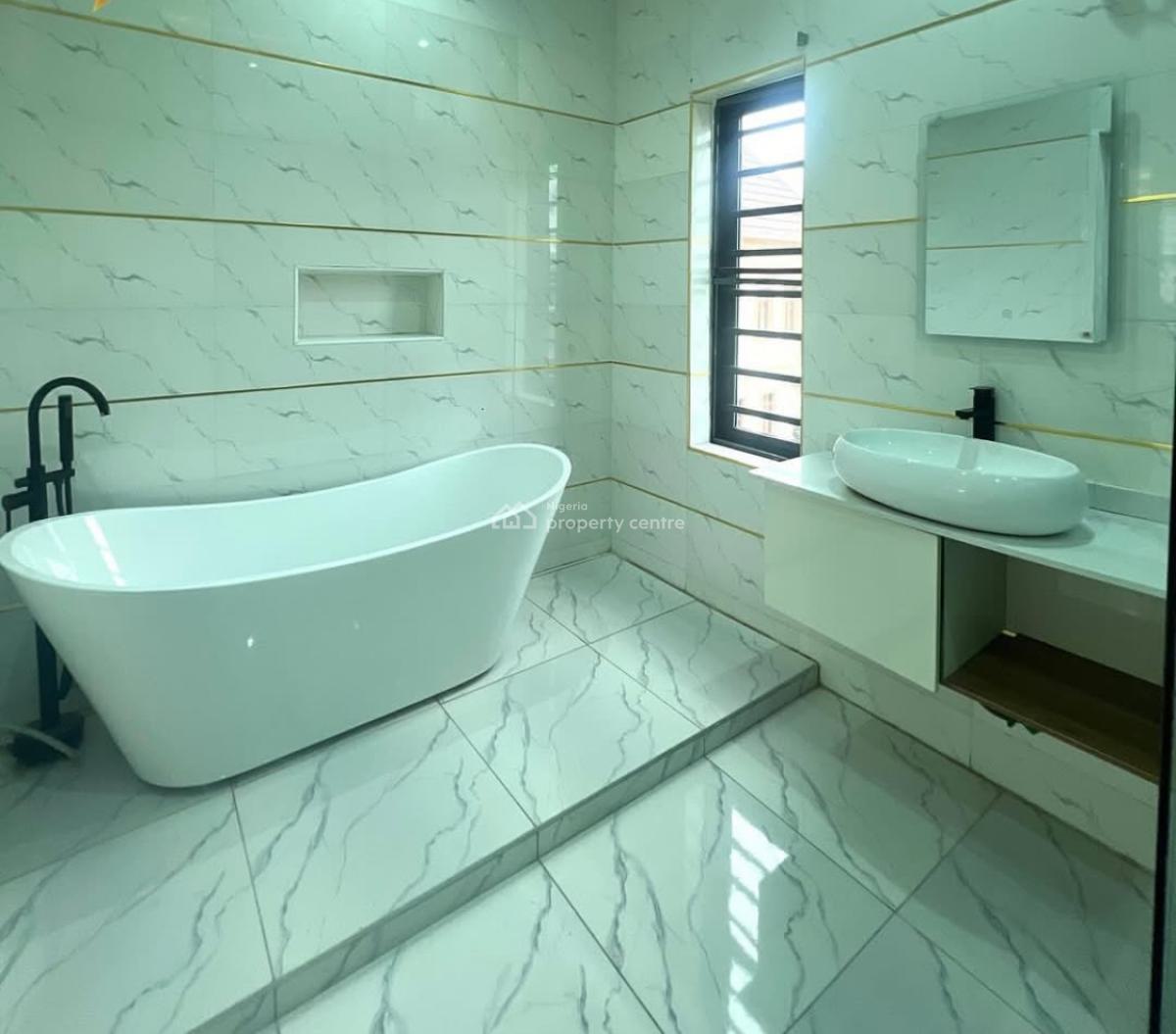 Luxurious Sweet 4 Bedroom Duplex Semi Detached with Bq Self Compound, Ikota  Lekki Lagos State, Lekki, Lagos, Semi-detached Duplex for Rent