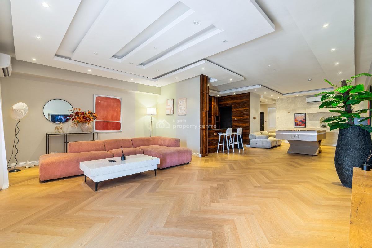 3 - Bedroom Luxury Waterfront Apartment with High-end Features, 3 Bedroom Luxury Water Front Apartment with High-end Features; Pool By, Lekki Phase 1, Lekki, Lagos, Flat / Apartment Short Let