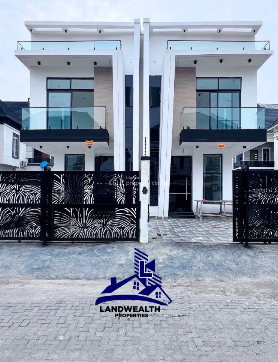 Tastefully 4 Bedroom Semi-detached Duplex with Bq, Secure Estate at Orchid Lekki, Lekki, Lagos, Semi-detached Duplex for Sale