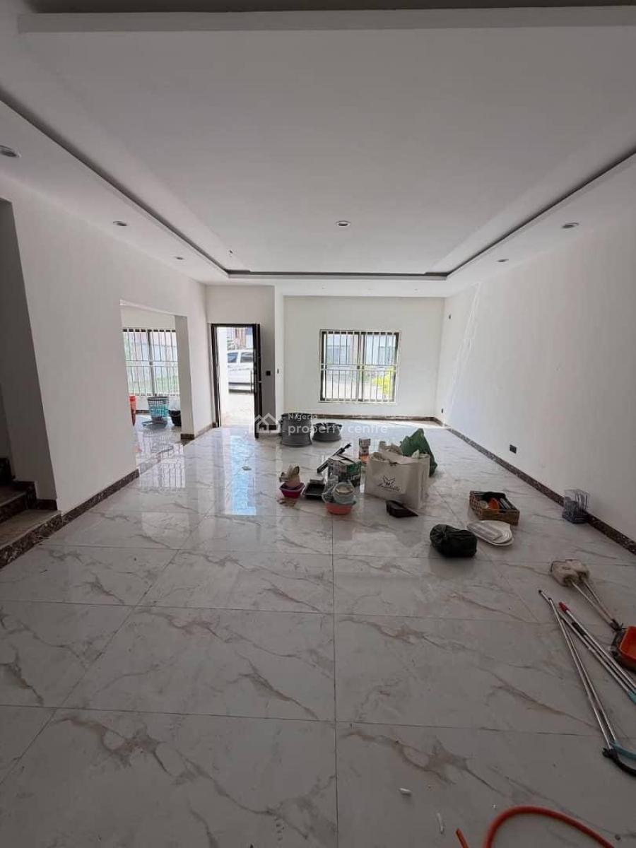 Newly Built 5 Bedroom Terrace Duplex with Bq, 2 Sitting Rooms and an Office, Jahi, Abuja, Terraced Duplex for Rent