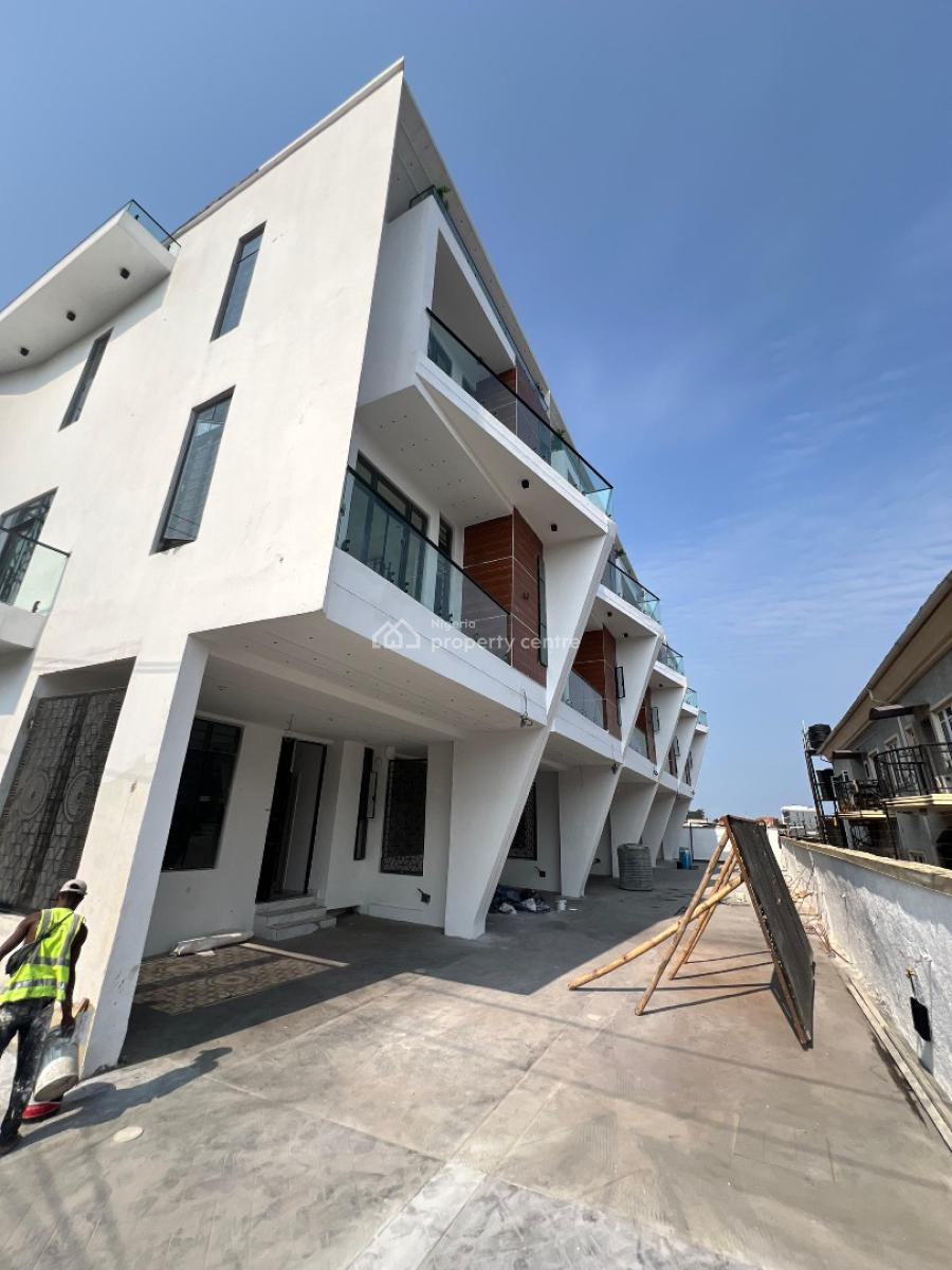 Meticulously Crafted 4 Bedroom Terrace Duplex with Bq in Secured Axis, Ikate Elegushi, Lekki, Lagos, Terraced Duplex for Sale
