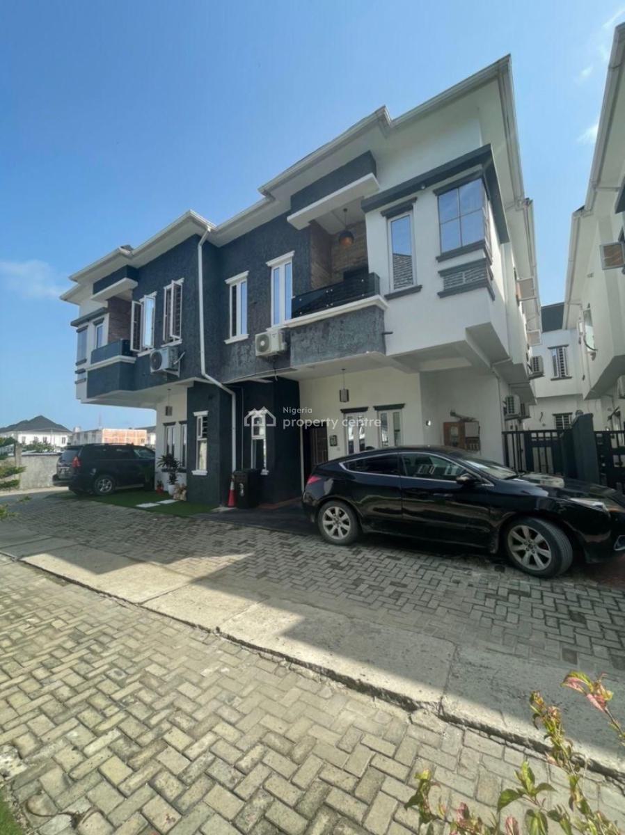 Distress for This Week! 4 Bedroom Semi Detached Duplex with Bq, Lekki Conservation Court, Chevron, Lekki, Lagos, Semi-detached Duplex for Sale