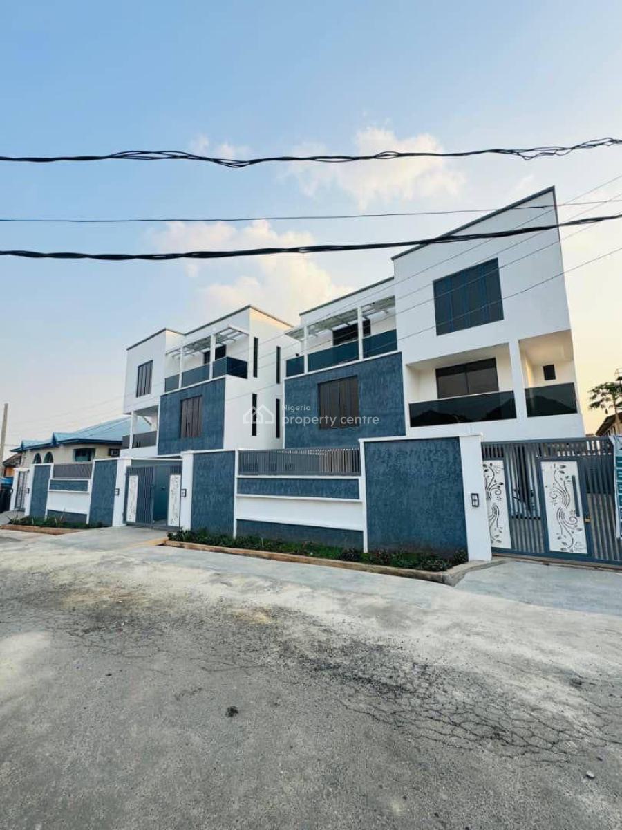 Magnificent 5 Bedroom Detached Duplex with a Bq & Pool in a Secured Estate, Omole Phase 1, Ikeja, Lagos, Detached Duplex for Sale