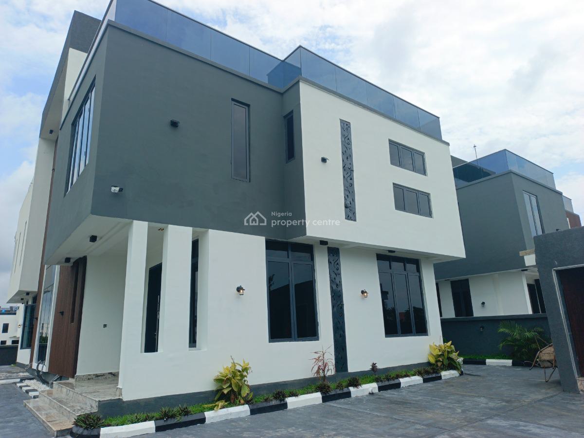 Smart 5 Bedroom Duplex with Bq and Swimming Pool in an Exclusive Estat, Ajah, Lagos, Detached Duplex for Sale