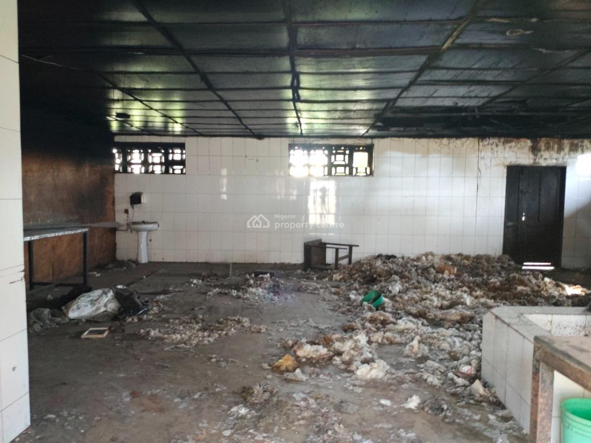 Fenced Cornerpiece Land  with Bungalow in Developed Location, Ogombo, Ajah, Lagos, Residential Land for Sale