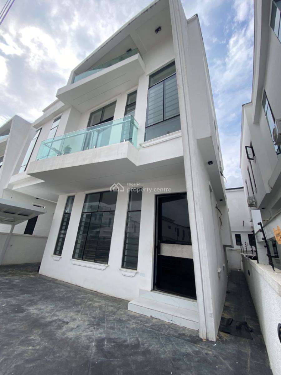 Bran New Contemporary 5 Bedrooms Fully Detached Duplex with a Bq, Lekki Palm City Estate, Ado, Ajah, Lagos, Detached Duplex for Rent