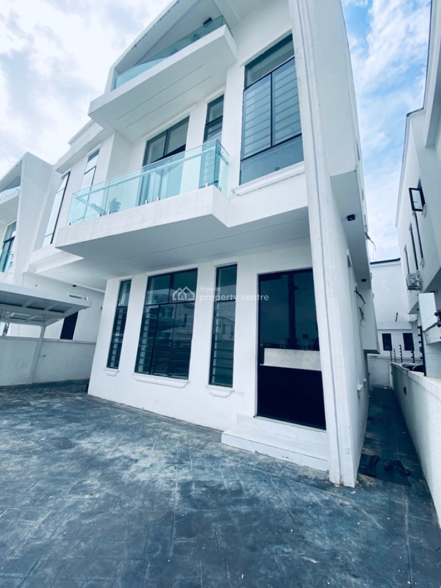 Bran New Contemporary 5 Bedrooms Fully Detached Duplex with a Bq, Lekki Palm City Estate, Ado, Ajah, Lagos, Detached Duplex for Rent