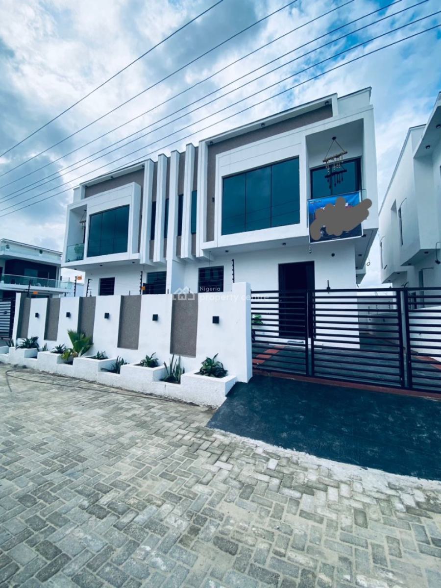 The Cheapest 4 Bedrooms Semi Detached Duplex with a Bq, Lekki Palm City Estate, Ado, Ajah, Lagos, Semi-detached Duplex for Sale