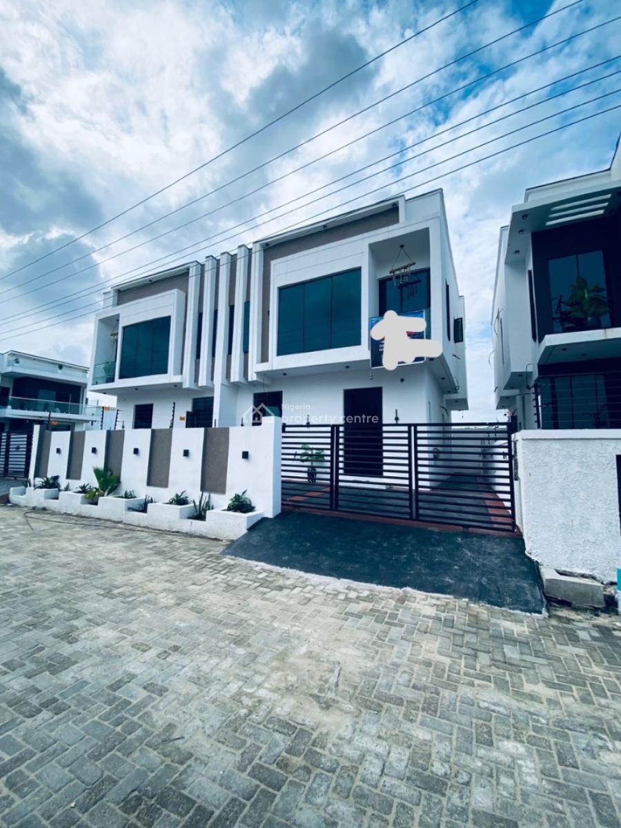The Cheapest 4 Bedrooms Semi Detached Duplex with a Bq, Lekki Palm City Estate, Ado, Ajah, Lagos, Semi-detached Duplex for Sale
