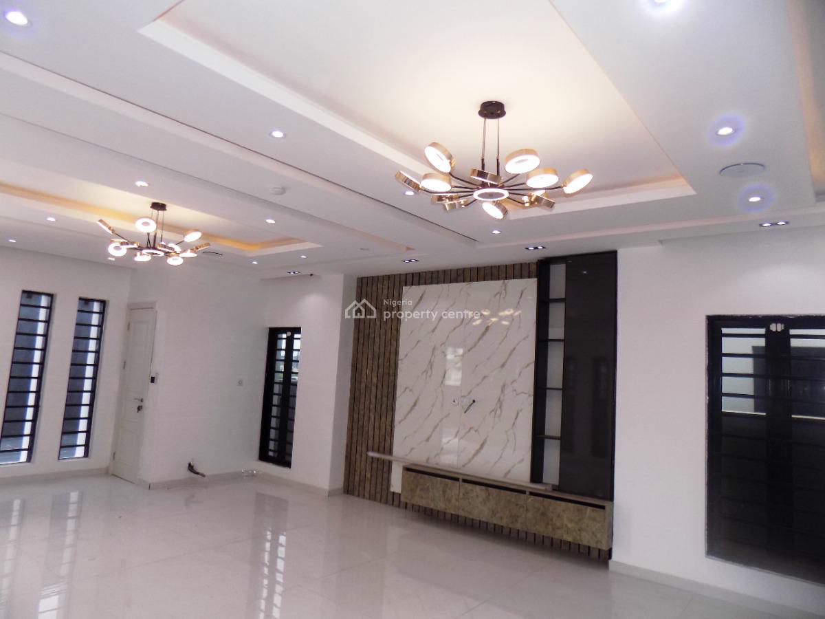 Tastefully Finished Smart Home 5 Bedroom Detached Duplex +bq+cinema, Inside Royal Garden Estate, Ajah, Lagos, Detached Duplex for Sale