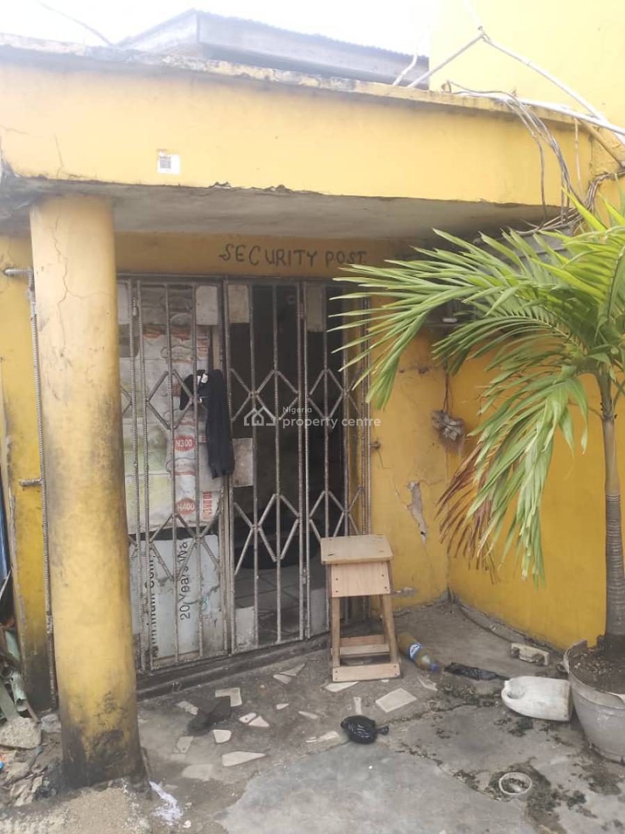 Relatively Old 3 Bedroom Duplex with 2 Bedroom Bq on Land Size 461sqm, Along Adeniran Ogunsanya Street,, Surulere, Lagos, House for Sale