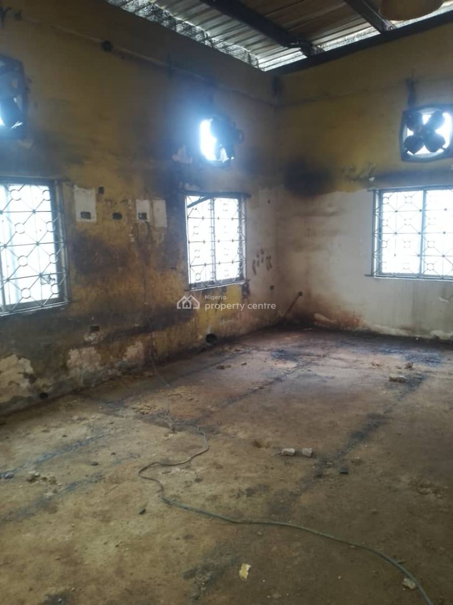 Relatively Old 3 Bedroom Duplex with 2 Bedroom Bq on Land Size 461sqm, Along Adeniran Ogunsanya Street,, Surulere, Lagos, House for Sale