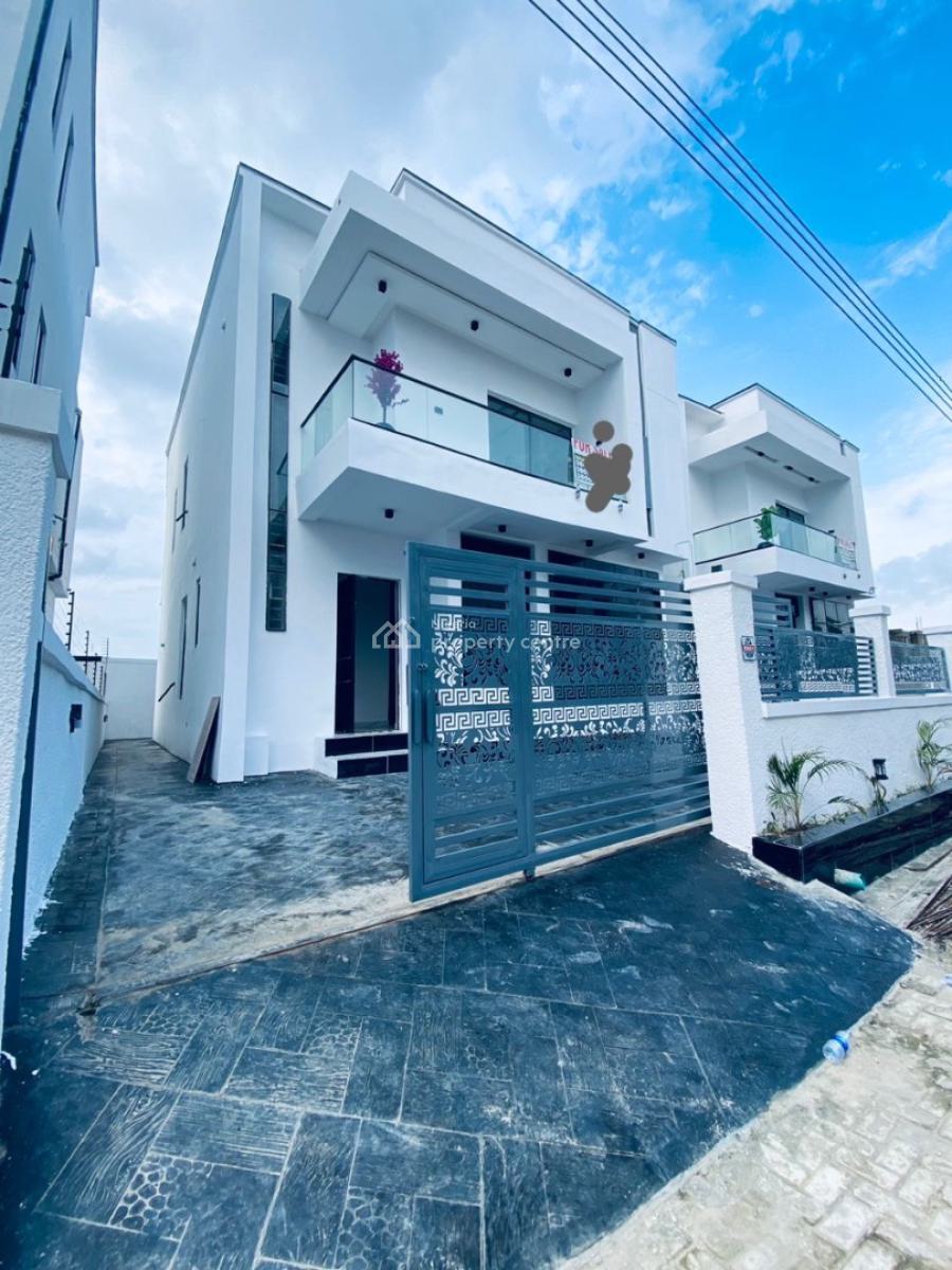 a Contemporary 4 Bedrooms Fully Detached Duplex, Ado Road, Ajah, Lagos, Detached Duplex for Sale