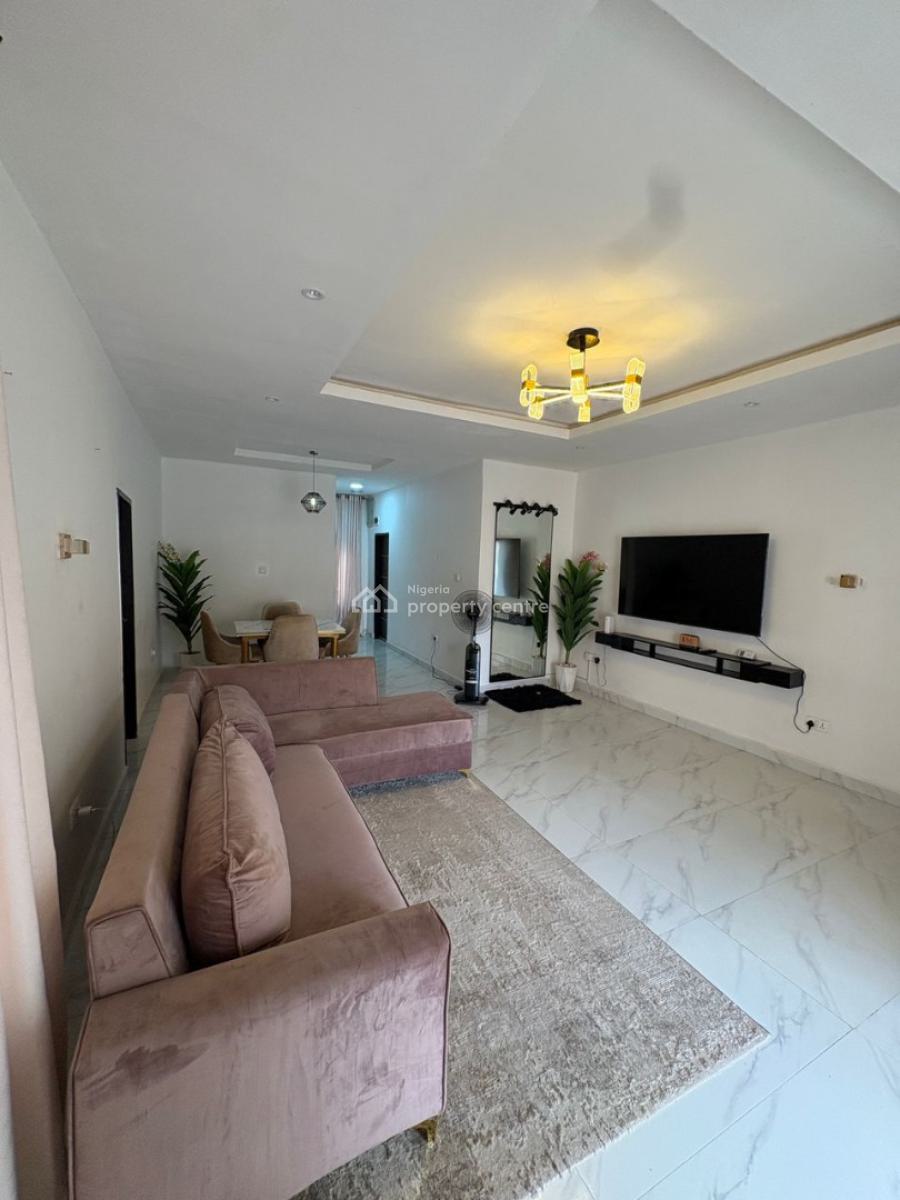 Partially Furnished Two Bedroom Flat, Guzape District, Abuja, Flat / Apartment for Rent