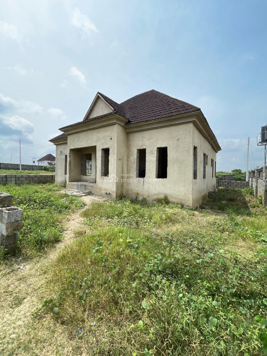 Semi Finished  3 Bedroom Fully Detached Bungalow, Lugbe District, Abuja, Detached Bungalow for Sale