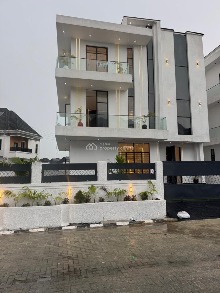 5 Bedroom All Ensuite Duplex, Bq, Swimming Pool, Bullet Proof Door, Orchid Road, Lekki, Lagos, Detached Duplex for Sale