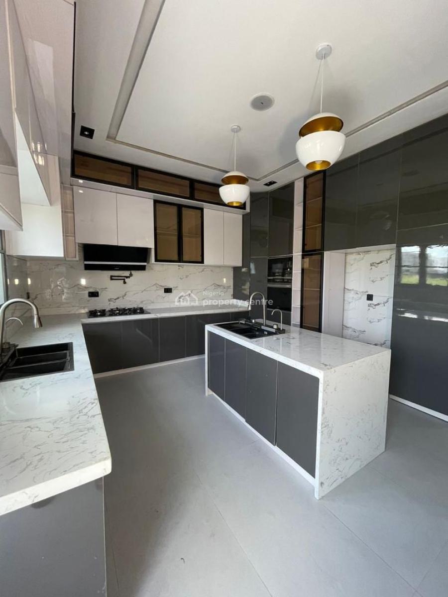 Contemporary 5 Bedroom Fully Detached Duplex with Bq, Swimming Pool, Royal Gardens Estate, Ajah, Lagos, Detached Duplex for Sale