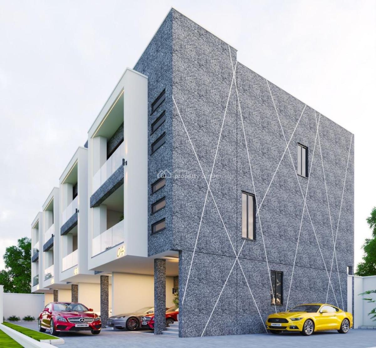 Ultra Modern 4 Bedroom Terrace Duplex with Bq, Allen, Ikeja, Lagos, Detached Duplex for Sale