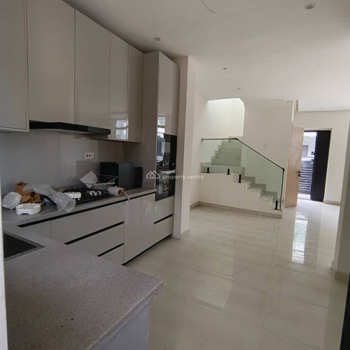 Luxury Finished 4-bedroom Modern Terrace Duplex with Bq, Off The Lagos Calabar Coastal Road, Igbo Efon, Lekki, Lagos, Terraced Duplex for Sale