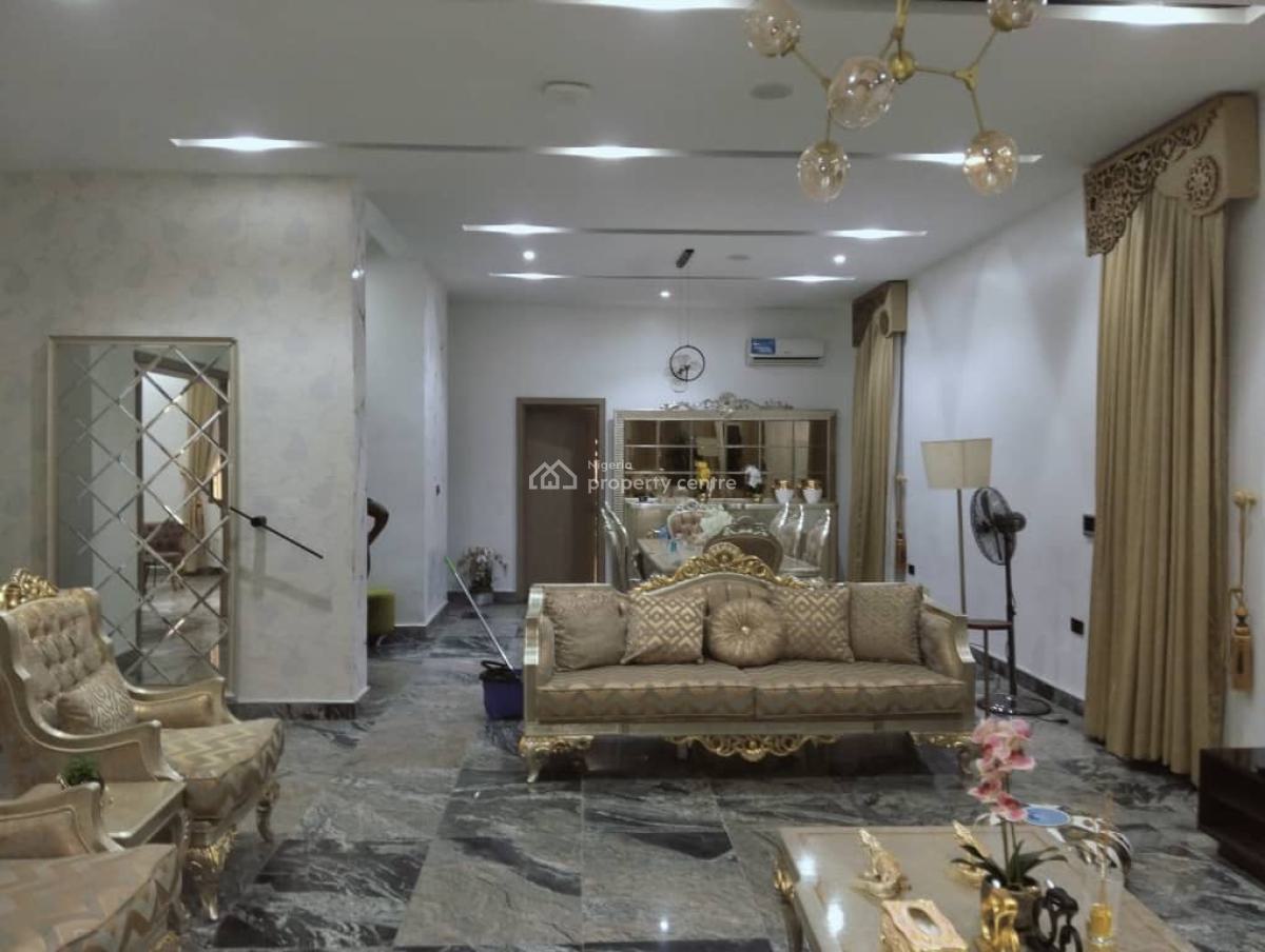 Luxury Furnished 5 Bedroom Fully Detached Duplex & 3 Room Bq, Swimming Pool, By Coza, Guzape District, Abuja, Detached Duplex for Rent