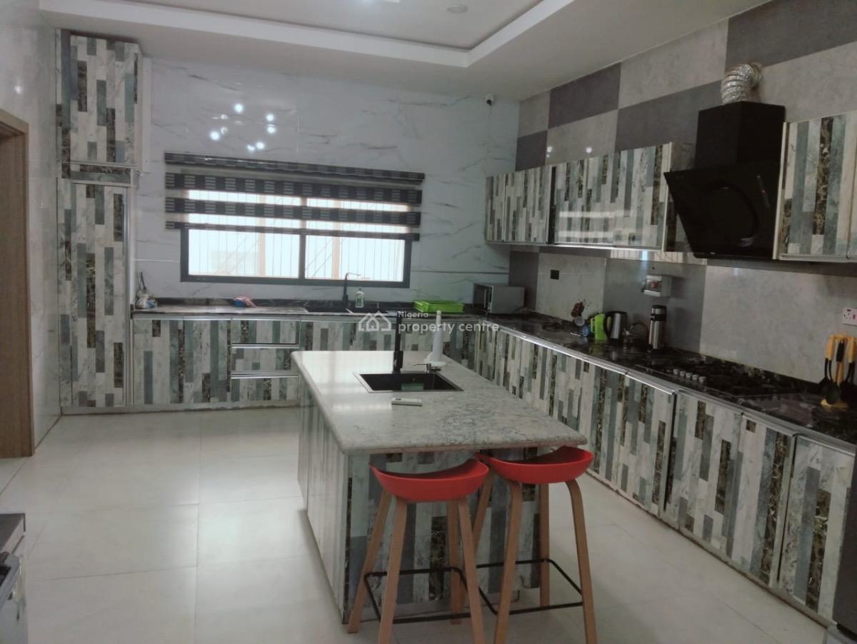 Luxury Furnished 5 Bedroom Fully Detached Duplex & 3 Room Bq, Swimming Pool, By Coza, Guzape District, Abuja, Detached Duplex for Rent