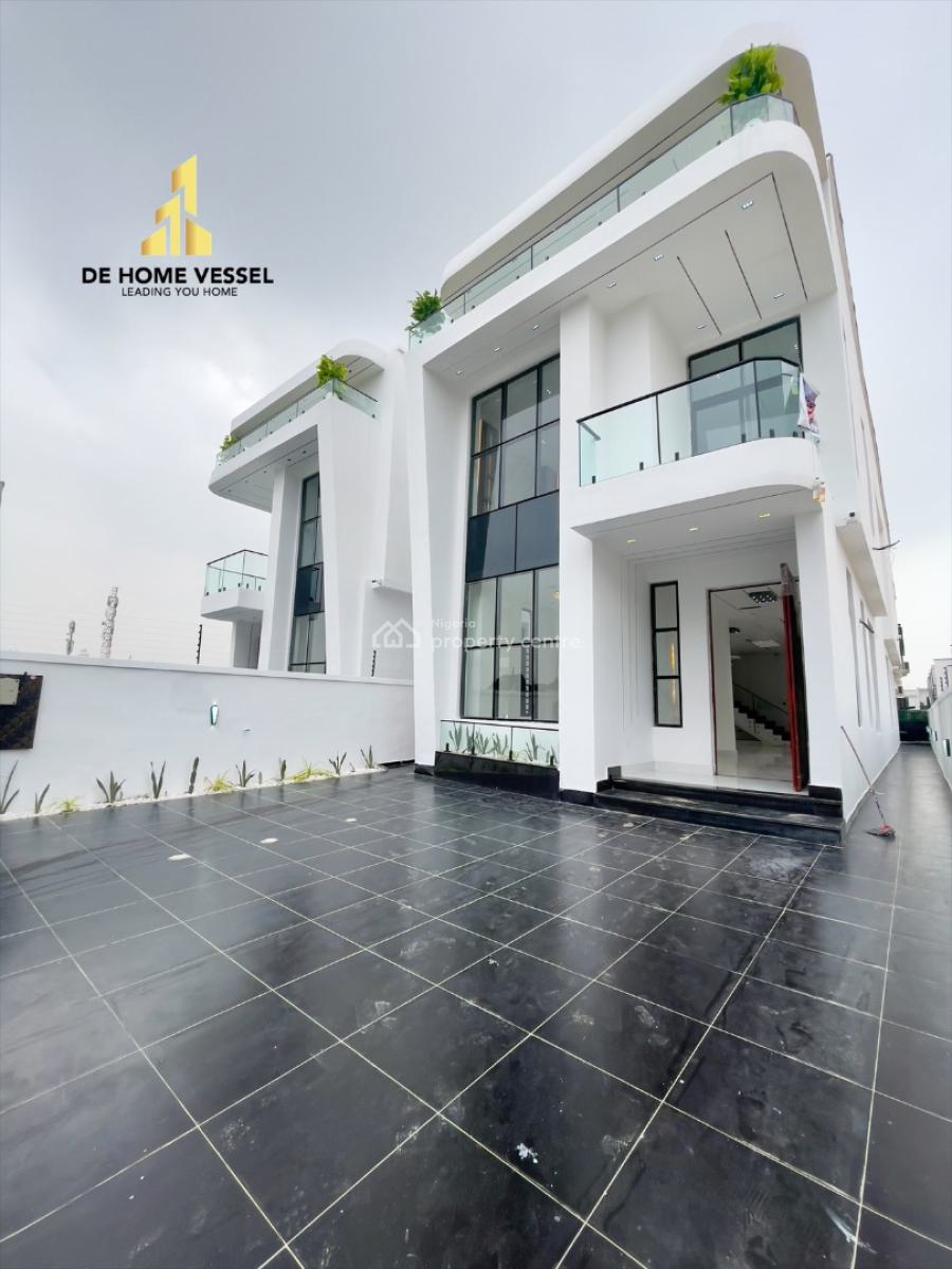Remarkably Built Luxury 5 Bedroom Smart Home with Swimming Pool and Bq, 2nd Toll Gate, Lekki, Lagos, Detached Duplex for Sale