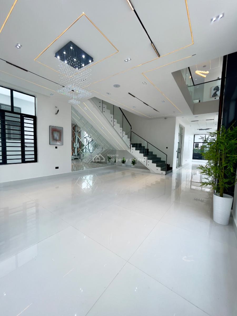 Remarkably Built Luxury 5 Bedroom Smart Home with Swimming Pool and Bq, 2nd Toll Gate, Lekki, Lagos, Detached Duplex for Sale