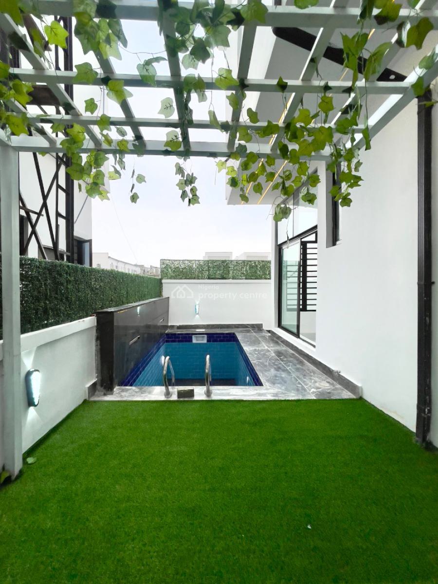 Remarkably Built Luxury 5 Bedroom Smart Home with Swimming Pool and Bq, 2nd Toll Gate, Lekki, Lagos, Detached Duplex for Sale