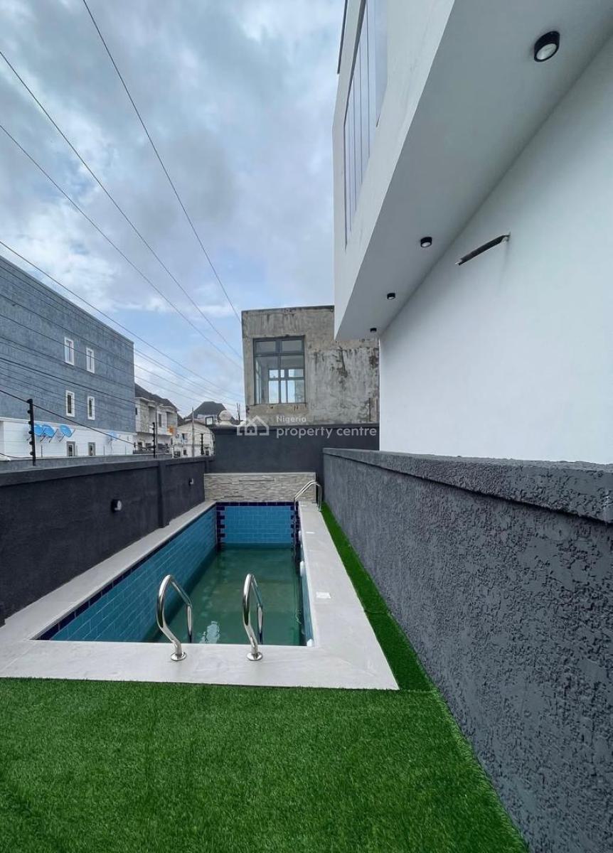 Brand 4 Bedroom Terrace Duplex with a Bq, Osapa, Lekki, Lagos, Terraced Duplex for Sale