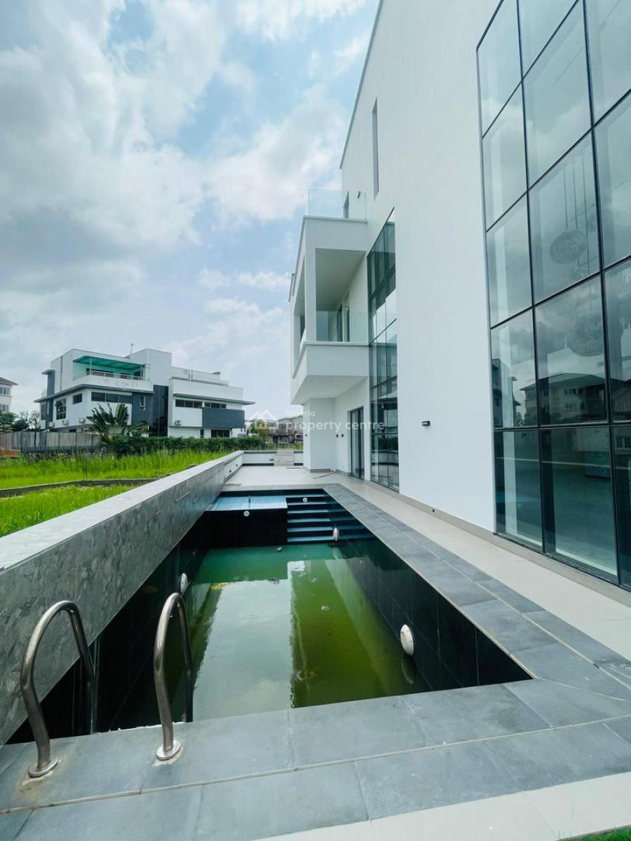 Lovely Built 5 Bedroom Detached House Plus Cinemas, Pool, Bq, Pinnock Beach Estate, Osapa, Lekki, Lagos, Detached Duplex for Sale