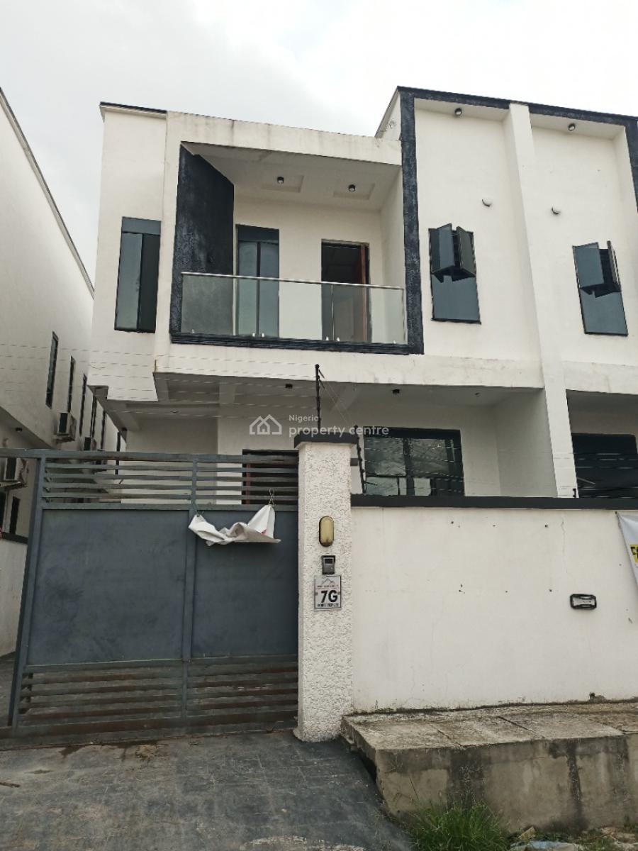 4 Bedroom Semi Detached Duplex with Bq, Sangotedo, Ajah, Lagos, Semi-detached Duplex for Sale