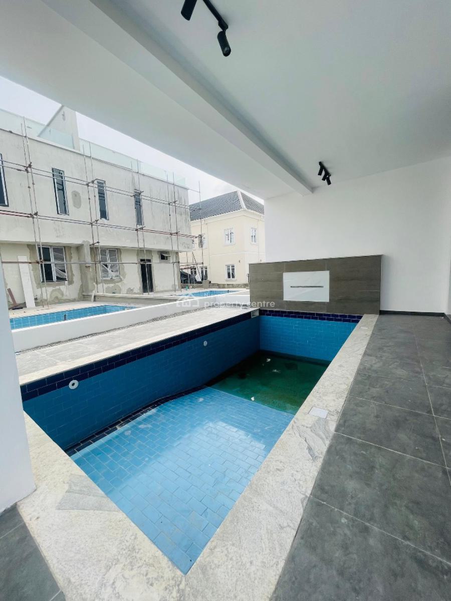 Luxuriously Built 5 Bedroom Semi Detached, Pool, Cinema, Bq, Cowrie Creek Estate, Lekki, Lagos, Detached Duplex for Sale