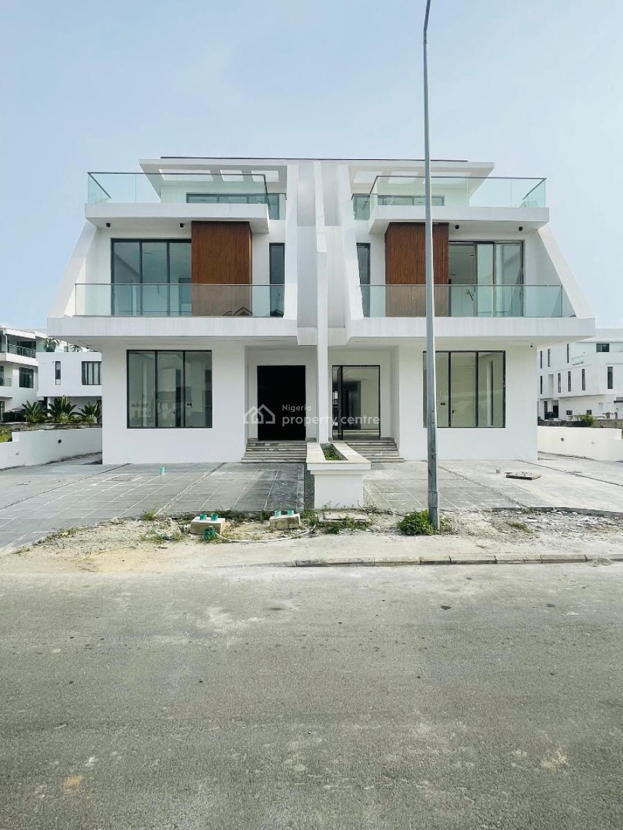 Luxuriously Built 5 Bedroom Semi Detached, Pool, Cinema, Bq, Cowrie Creek Estate, Lekki, Lagos, Detached Duplex for Sale