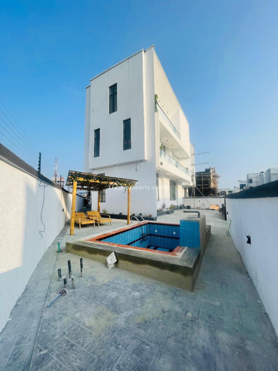 Alluring 5 Bedroom Detached House Plus Bq in a Secured Estate, Chevron, Lekki, Lagos, Detached Duplex for Sale