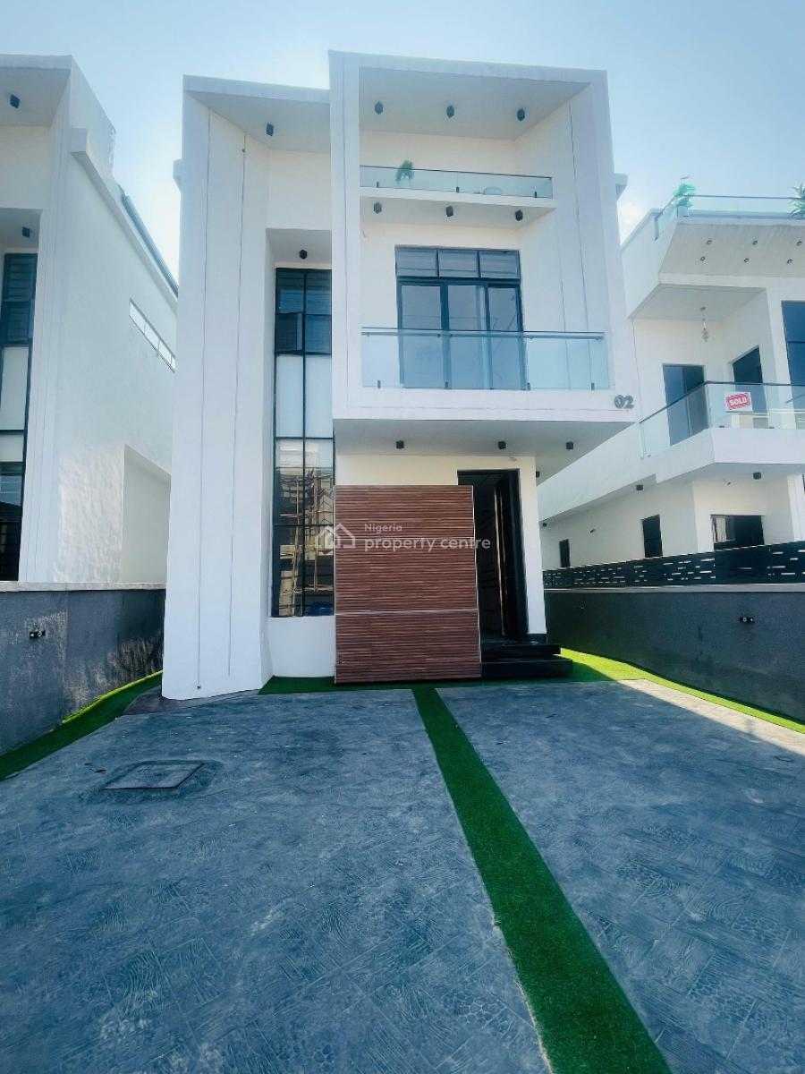 Exclusive 5 Bedroom Detached House Plus Bq, Chevron, Lekki, Lagos, Detached Duplex for Sale