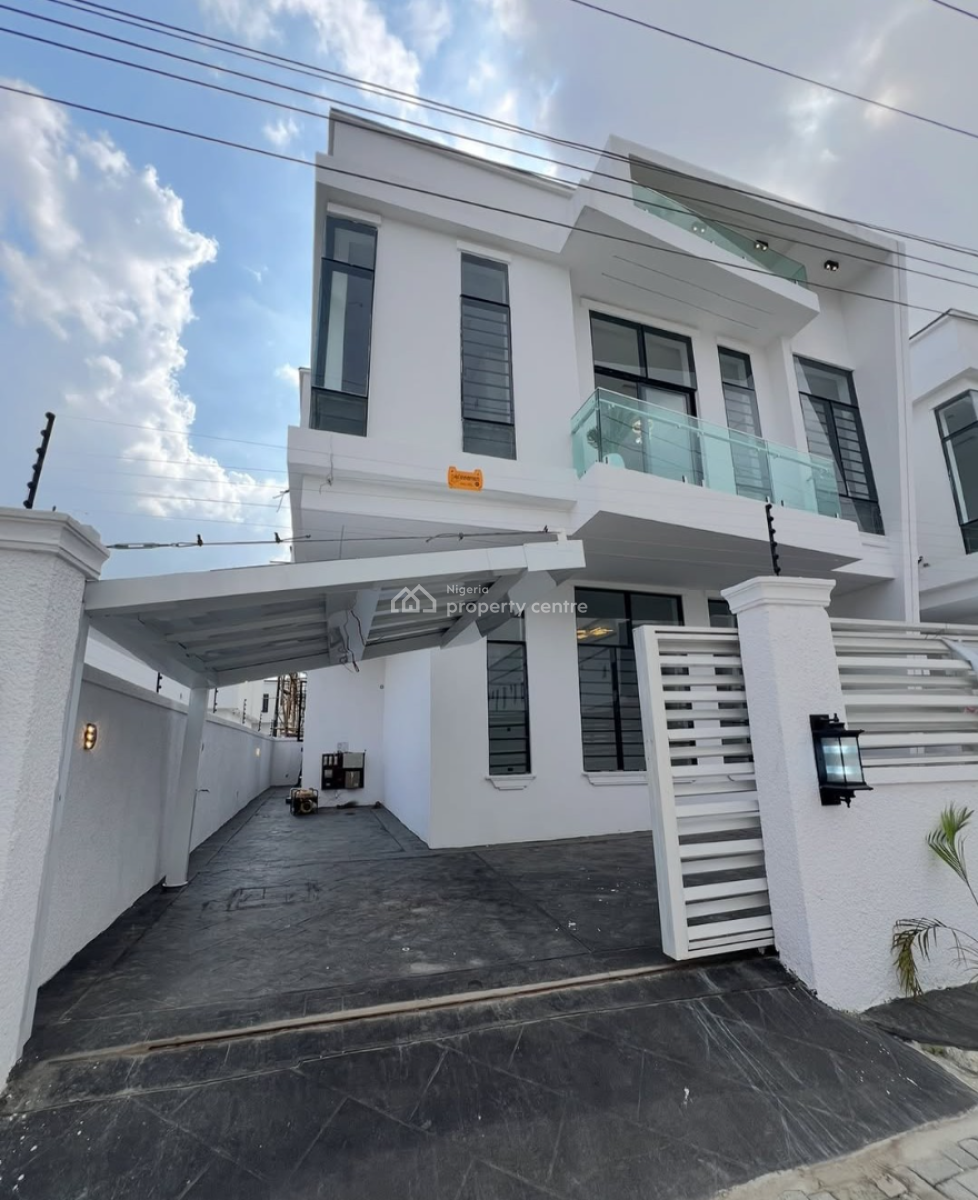 Spacious 5 Bedroom Fully Detached Duplex with Bq, Ajah, Lagos, Detached Duplex for Rent