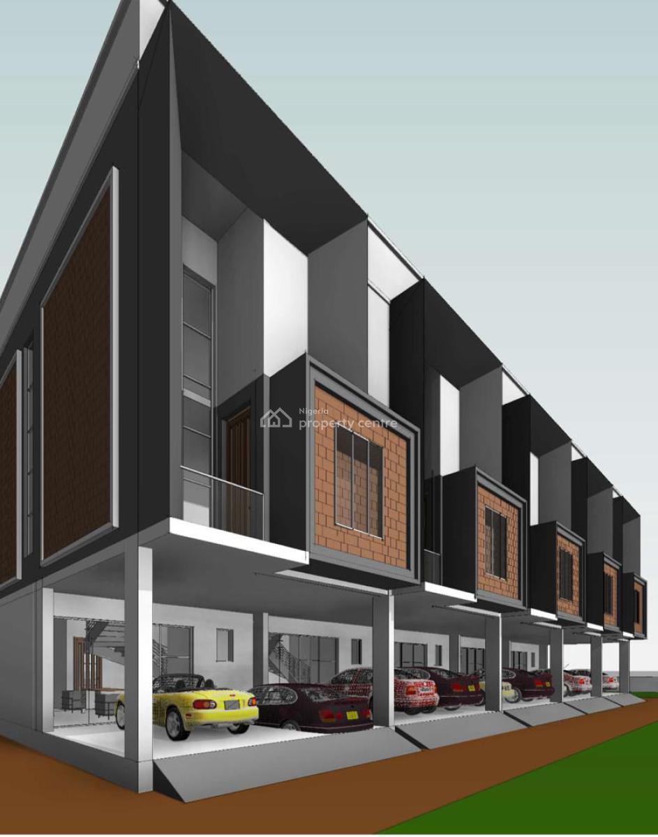 Offplan4bed Terrace Duplex in a Developed Estate in Ajah, Offplan Project in Code to Enter Estate Facing The Lekki Epe Express a, Ajah, Lagos, Terraced Duplex for Sale