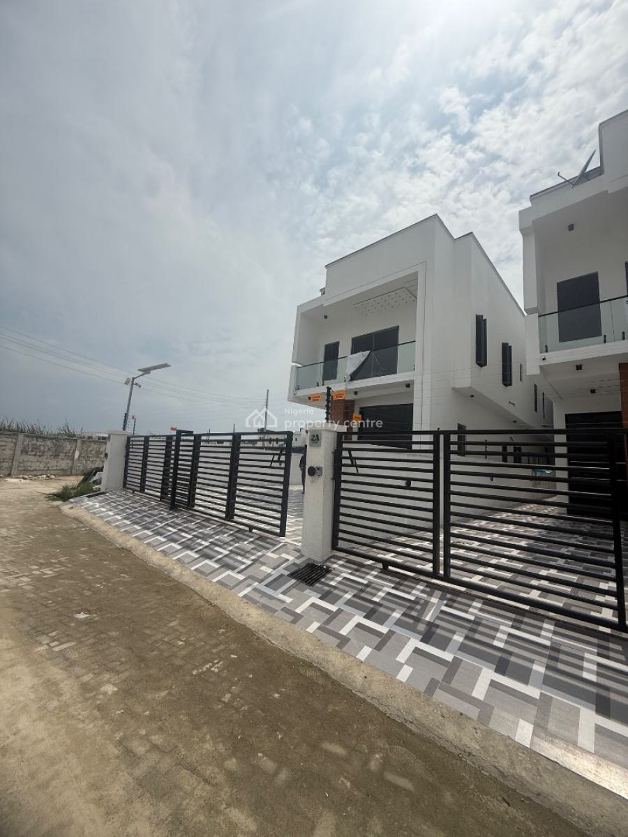 Brand New 4 Bedroom Fulky Detached Duplex with Bq for Distress, Lekki Palm City/captain Court Estate, Ajah, Lagos, Detached Duplex for Sale