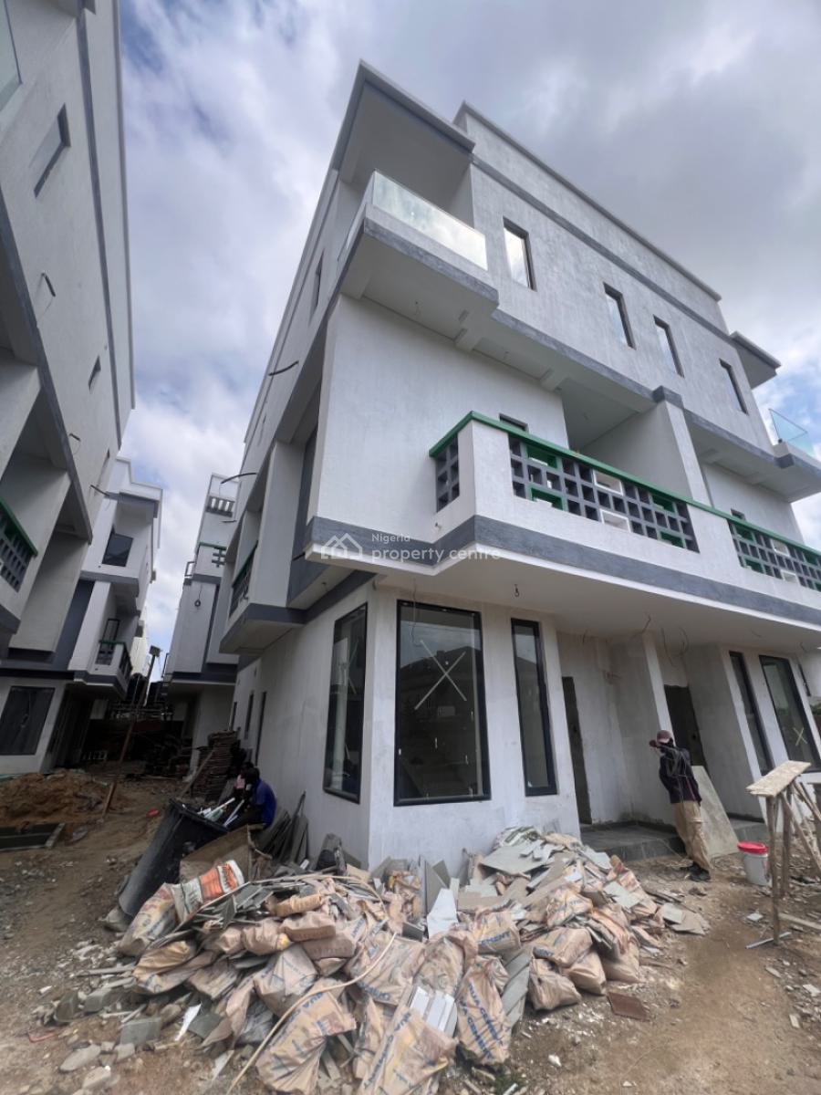 Modern 4-bedroom Semi-detached Duplex with Bq, Off Christ Avenue., Lekki Phase 1, Lekki, Lagos, Semi-detached Duplex for Sale