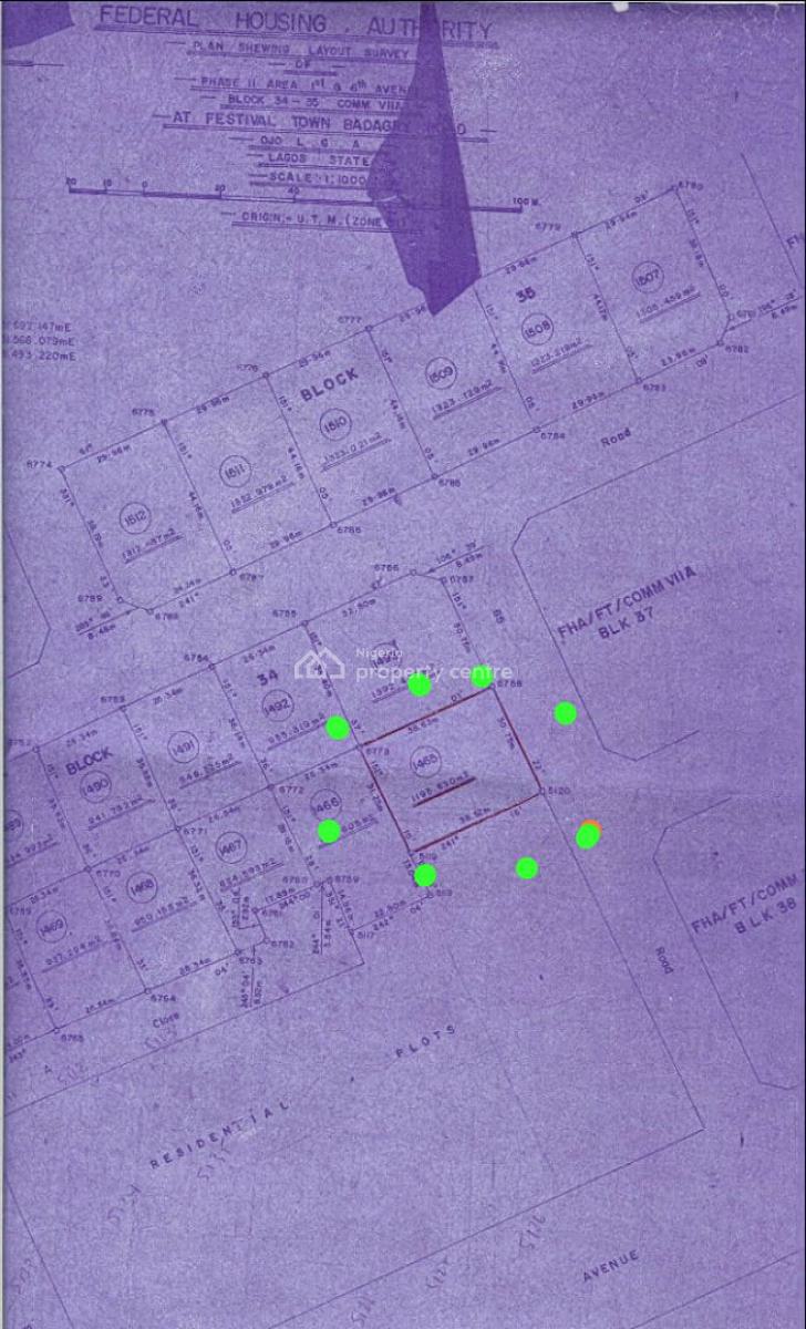 1165sqm Land, at Festival Town Badagry Road, Ojo, Festac, Amuwo Odofin, Lagos, Land for Sale