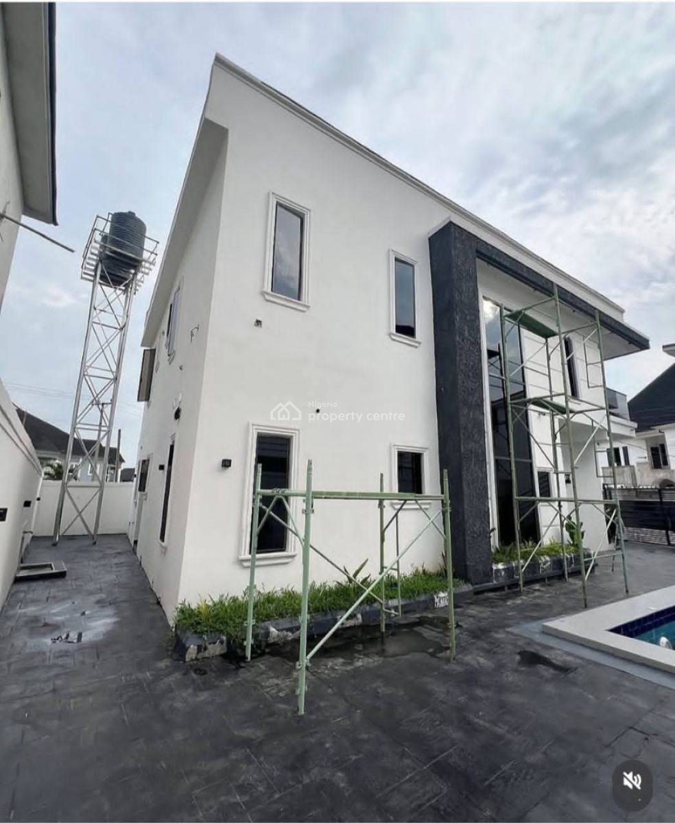 Brand New 4 Bedroom Fully Detached Duplex with Swimming Pool, Peter Odili Road, Port Harcourt, Rivers, Detached Duplex for Sale