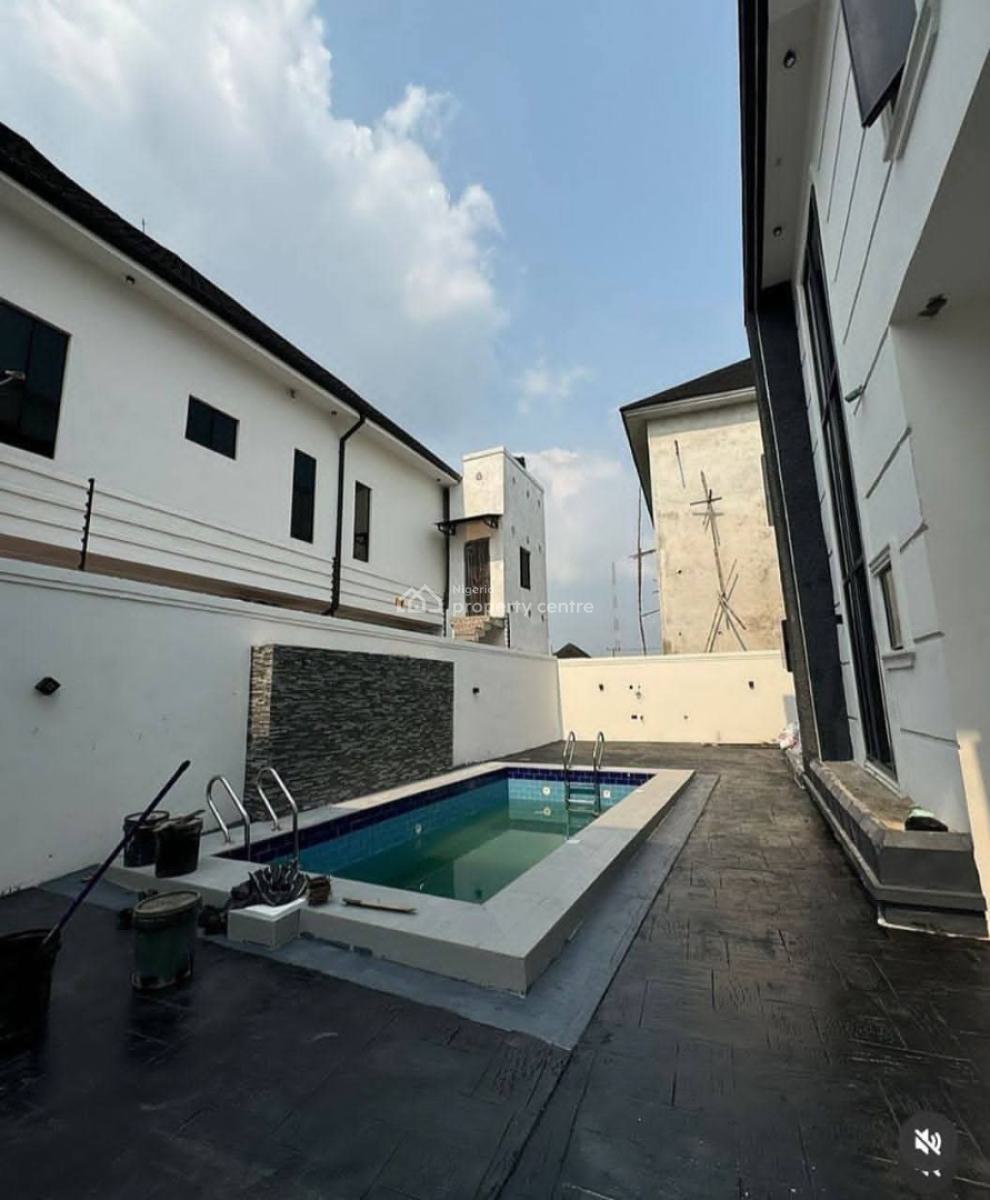 Brand New 4 Bedroom Fully Detached Duplex with Swimming Pool, Peter Odili Road, Port Harcourt, Rivers, Detached Duplex for Sale