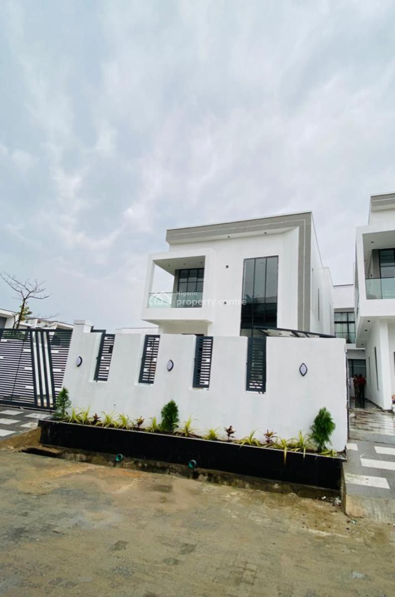 Tastefully 4 Bedroom Fully Detached Duplex with Bq , Solar Panel, Well, Ajah, Ajah, Lagos, Detached Duplex for Sale